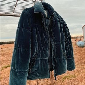 dylan VELVET PUFFER JACKET